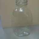 Plastic Oval Jar, 8 oz. (10 per case)