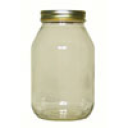 Glass Quart Jar, 12 per case