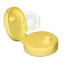 Lids, yellow flip top